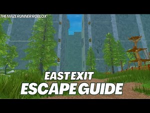 How to ESCAPE using the EAST Exit in the Maze Runner ROBLOX
