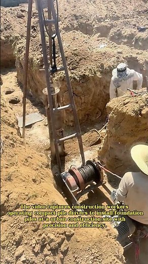 Precision Foundation: Small-Scale Pile Driving Operations