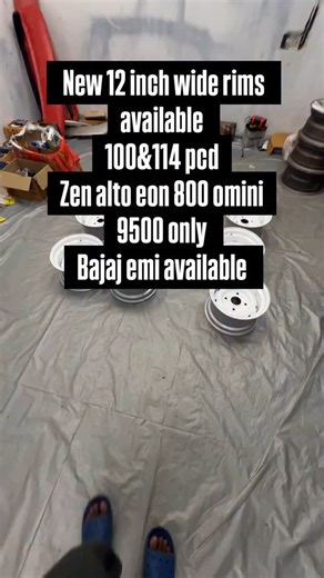 spec90cstms on Instagram: "New 12 inch wide rims available 100&114 pcd Zen alto eon 800 omini 9500 only Bajaj emi available"