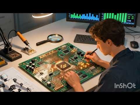 Embedded hardware design and testing to develop Robot. #thinkers #robotics #ai #creator #arduino #