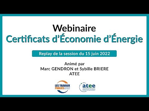 Webinaire Certificats d’Économie d’Énergie (CEE)