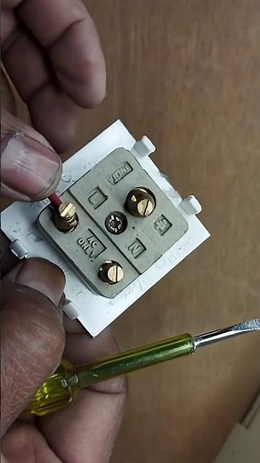 Switch socket wiring in Hindi