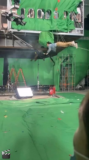 Greenscreen film shot . Behind the screen. #greenscreen at #departurefilm (any credit appreciated) | Little Lady Films