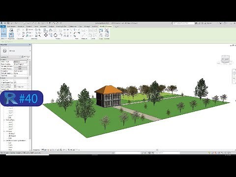 #40| How to add Trees in | revit Architecture 2018