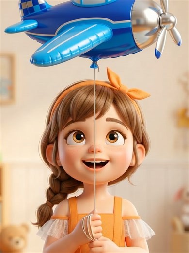 Color Challenge with Colorful Balloon Planes for Kids