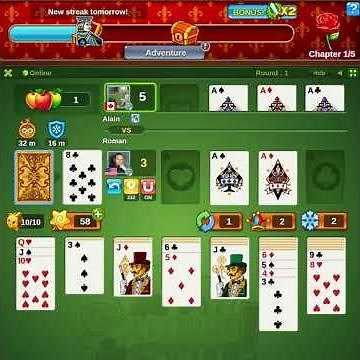 Scoring in tournaments at Solitaire Social