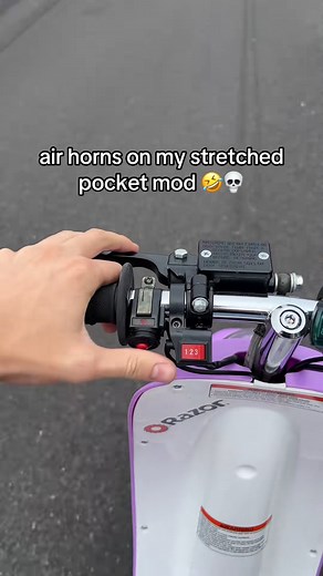 437K views · 5.8K reactions | We've just about seen it all from the modding community... But airhorns on a stretched Pocket Mod? There's a first time for everything  [ TikTok user yozwe6] | Razor Worldwide | Facebook