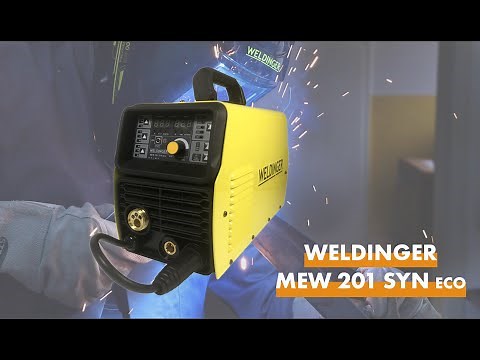 Günstigstes Synergiegerät am Markt zum MAG, WIG und Elektrodenschweißen | WELDINGER MEW 201SYN eco