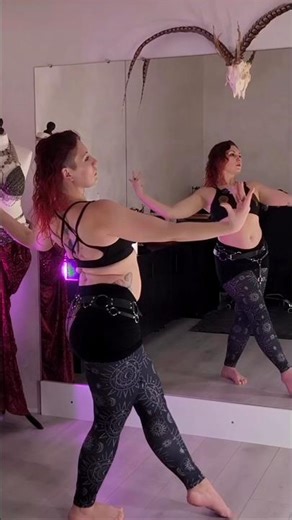 Slow Grounded Hypnotic Belly dance | Tribal Fusion Tutorial