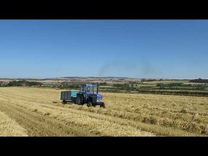 Leyland 255 Tractor leading grain Scottish borders