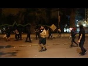 Protest in Chilean capital turns violent