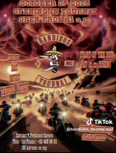 Exploring Tournaibelgium with Bandidos Motor Team