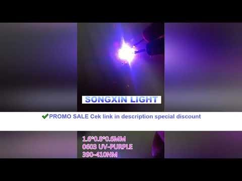 100pcs UV/purple Color 0603 SMD SMT Super Bright lamp LED lights light-emitting diodes New High qual