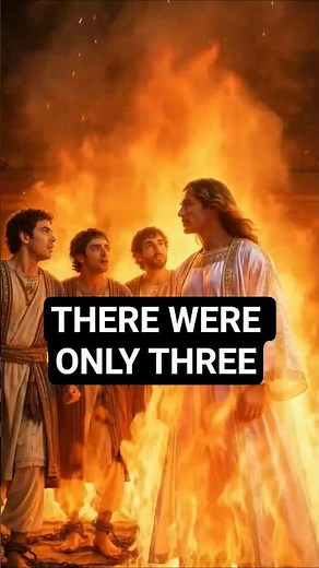 Who was the 4TH Man in the Fire? (Daniel 3 Explained) #shorts #God #faith