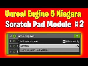 UE5 Niagara #ScratchPad Module #2 | Custom Drag Implementation Guide