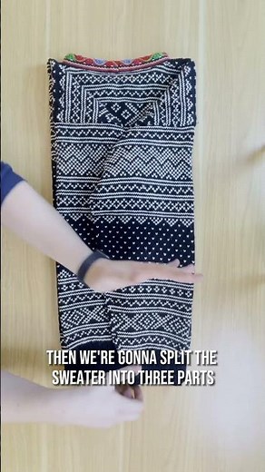 How to Flat Fold Thick Sweaters for Perfect Shelf Storage