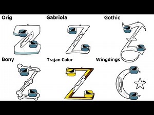 Alphabet Lore But Everyone Is ALL Different Fonts (Part 4)