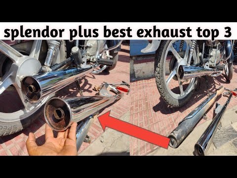 Splendor plus best silencer exhaust 💥 top 3 exhaust 💥 we will get all your silencers original 👍🙏