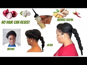 How I use Onion, Garlic, Ginger & Cayenne pepper for extreme hair growth/Treats Dandruff & Baldness