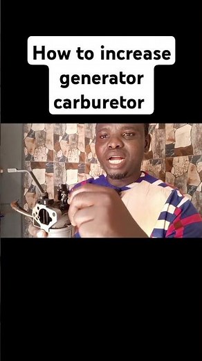 Firman Generator Carburetor Adjustment
