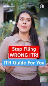 Which ITR Should You File? ITR-1 vs 2 vs 3 vs 4 Explained (Beginners Guide)
