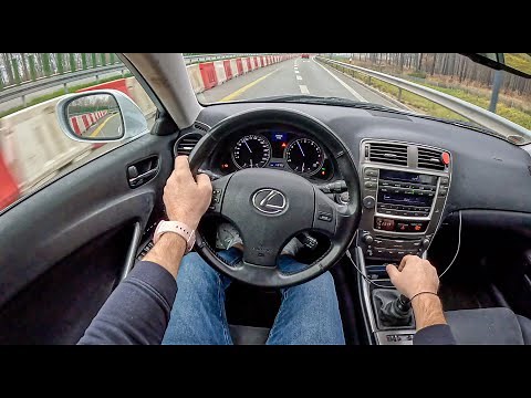 2006 Lexus IS 250 [2.5 l V6, 208HP] |0-100| POV Test Drive #1455 Joe Black