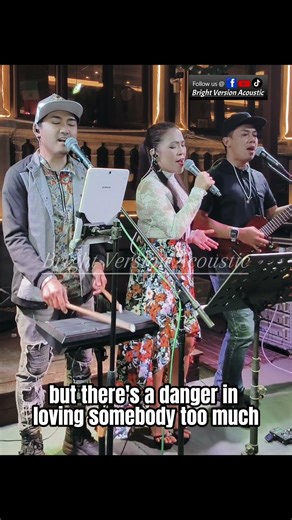 SOMETIMES LOVE JUST AINT ENOUGH (Short Clip) - Cover by Amor, & Jay of Bright Version Acoustic