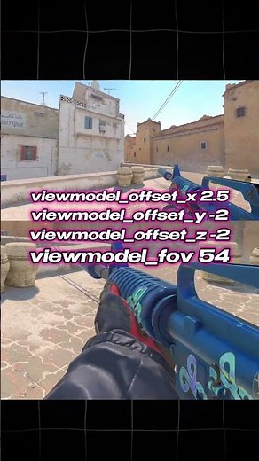 BEST VIEWMODEL SETTINGS IN CS2 #cs2 #counterstrike2