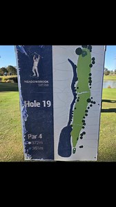 18 Hole Comp Series at the home course Meadowbrook GC - Holes 10-27. Par 72, S/R - 108 Current Score: 11 After 9 Next is: ⛳️ Meadowbrook GC Hole 19 - Index 4 378m, Par 4 New 9, new mindset. The higher handicaps talking ish before my drive so had to remind them who their dad on the course is 👀😂 Another great drive just couldn't execute the short game to get the par. Got the 2 points in stableford but we stay on the bogey train. Playing off a 7 HC and my target as always is 36 points for Stablef