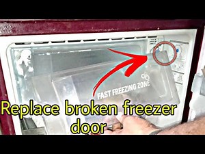 Replace broken freezer door | DIY
