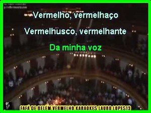 VIDEO KARAOKE FAFÁ DE BELEM VERMELHO