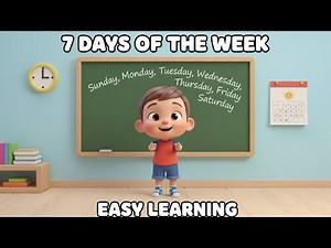 7 Days of the Week Song | Easy Learning Days for Kids | Nursery Rhymes