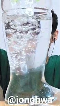 물 💦 1980ml 완샷 풀무원 샘물 생수 물 먹방Chug 1980ml Bottled water💧 Drinking show Mukbang #shorts