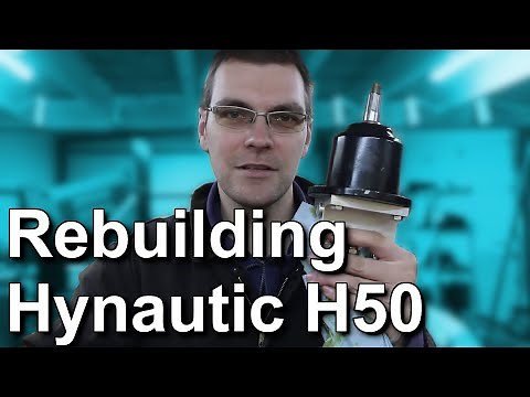 Rebuilding a Hynautic H50 Hydraulic steering helm, All new seals, No more leaks!