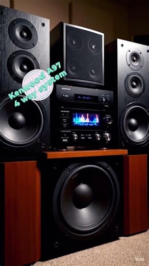 kenwood a97 4 way speaker Hires audio pro from japan #amthanhbai #pioneer #speaker #stereosystem