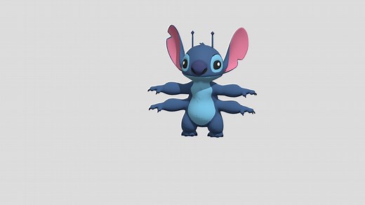 Stitch (626) From lilo and stitch Rigged - Download Free 3D model by StitchGameInWorking (@werasik2aa1)