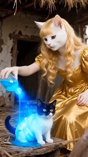 ​AI Cat Potion CHAOS! 🤯 Maid Cat DESTROYS EVERYTHING #Shorts​ #CatChaos #Viral #FunnyCats #MaidCat