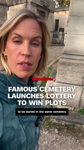 46K views · 229 reactions | Parisians will have the opportunity to win grave plots in three famous cemeteries across the city. Each plot costs $4,500 and winners also have to clean up an old grave in exchange for the new plot. | CNN | Facebook