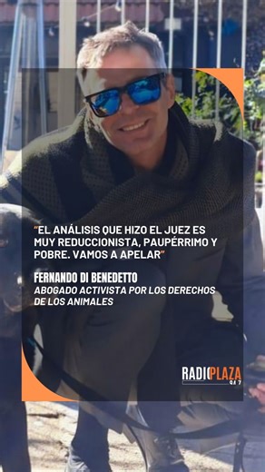 Radio Plaza 94.7 on Instagram: "JINETEADA DE ORO VERDE: ACTIVISTAS APELARÁN EL FALLO DEL JUEZ 🐎 Fernando Di Benedetto, abogado activista por los derechos de los animales, repudió la decisión del juez Mariano Ramón Jurado de rechazar el amparo que habían realizado en conjunto con ONGs para buscar la prohibición de las actividades de doma y jineteada en Oro Verde. “El análisis que hizo el juez es muy reduccionista, paupérrimo y pobre. Los fundamentos que tomó son totalmente inconsistentes y vamos