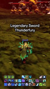 thunderfury blessed blade of the windseeker is a legendary classic sword, it's part of the quest that starts by getting legendary rare drop left and right bindings of the windseeker in molten core #worldofwarcraft #wowtok #livehighlights #deathknight #wowquesting