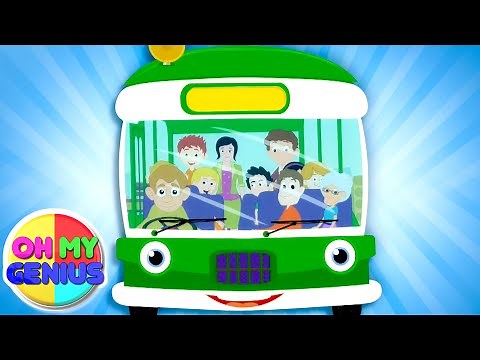 The Bus Song | Wheels On The Bus | Nursery Rhymes & Kids Songs | Children Rhyme with Oh My Genius