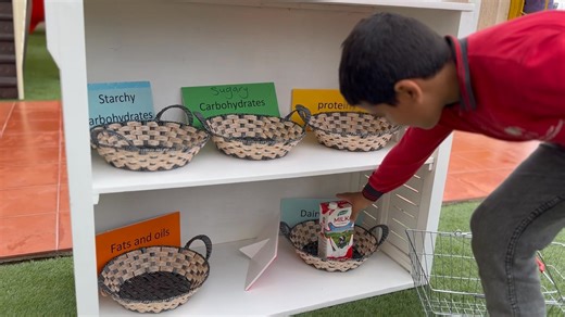 2.2K views · 41 reactions |  Fifth Grade Science Fun: Food Classification Adventure!  This week, our fifth graders took a delicious dive into the world of food classification! 凌 They explored the different types of food, learning about the major food groups: proteins, carbohydrates, fruits, vegetables, dairy, fats and oils. | مدرسة المعرفة الدولية المتميزة | Facebook