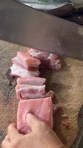 Perfect cube cut..what cook do you want #eatlocal #foodlover #cooking #pork #meat | Felicisimo Divinagracia