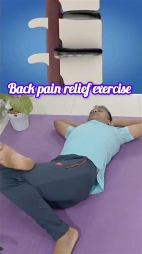A very simple exercise to reduce back pain.