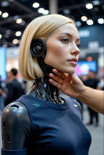 This Robot’s Face Opens Like a Door #robot