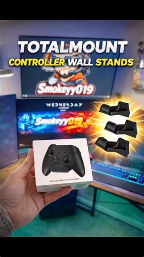 TotalMount Controller Wall Stands must have “link in description” #viral #gaming #pc #ps5 #shorts