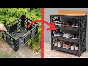 1M views · 6K reactions | como hacer un zapatero con una caja de plástico VIEJA  | Saul Rodriguez | Facebook