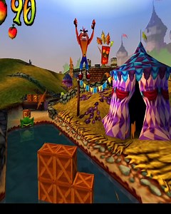 Crash bandicoot 3 warped playstation 1 toad village gameplay | RiceBear Gaming