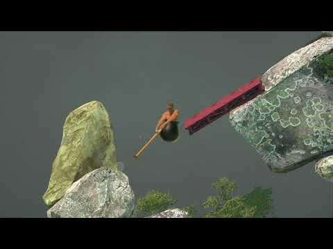 Playing getting over it with Bennett Foddy!