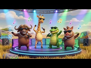 Animal Rap Song for Kids | Lion, Elephant, Zebra, Tiger | Tiny Rap Animals